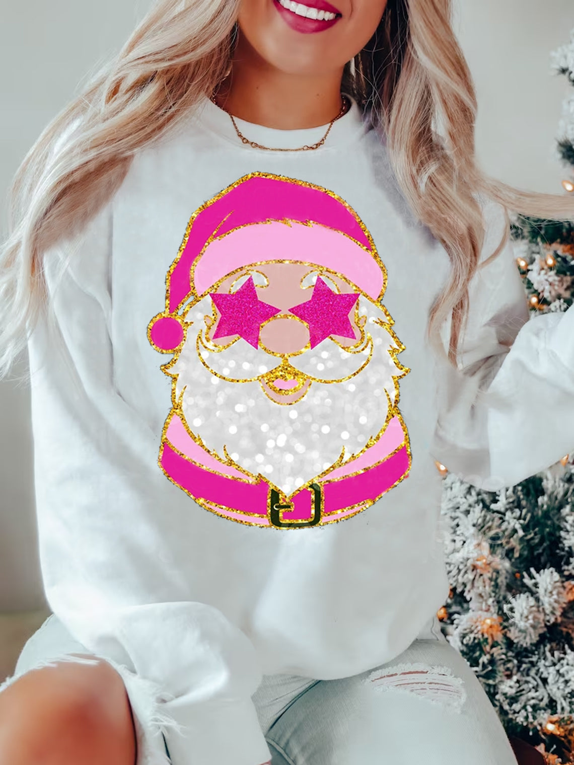 Christmas sequined sweatshirts