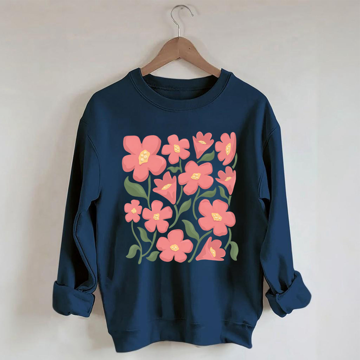 Pink Flower Market Honolulu Sweatshirt-carlalin
