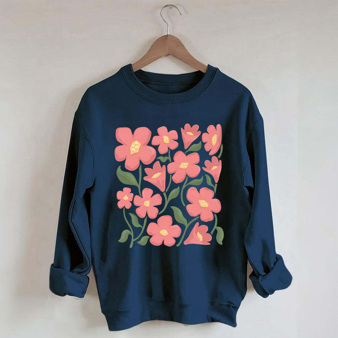 Pink Flower Market Honolulu Sweatshirt-carlalin