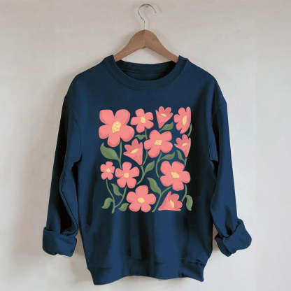 Pink Flower Market Honolulu Sweatshirt-carlalin