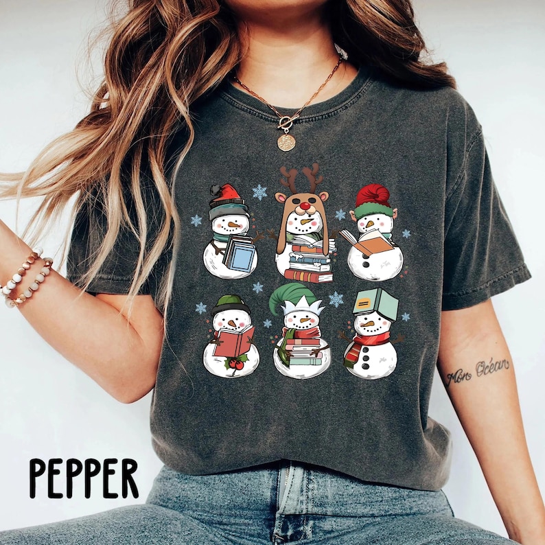 Bookish Christmas Shirt