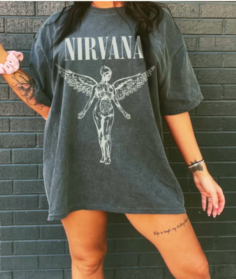 Nirvana Unisex T-Shirt-carlalin