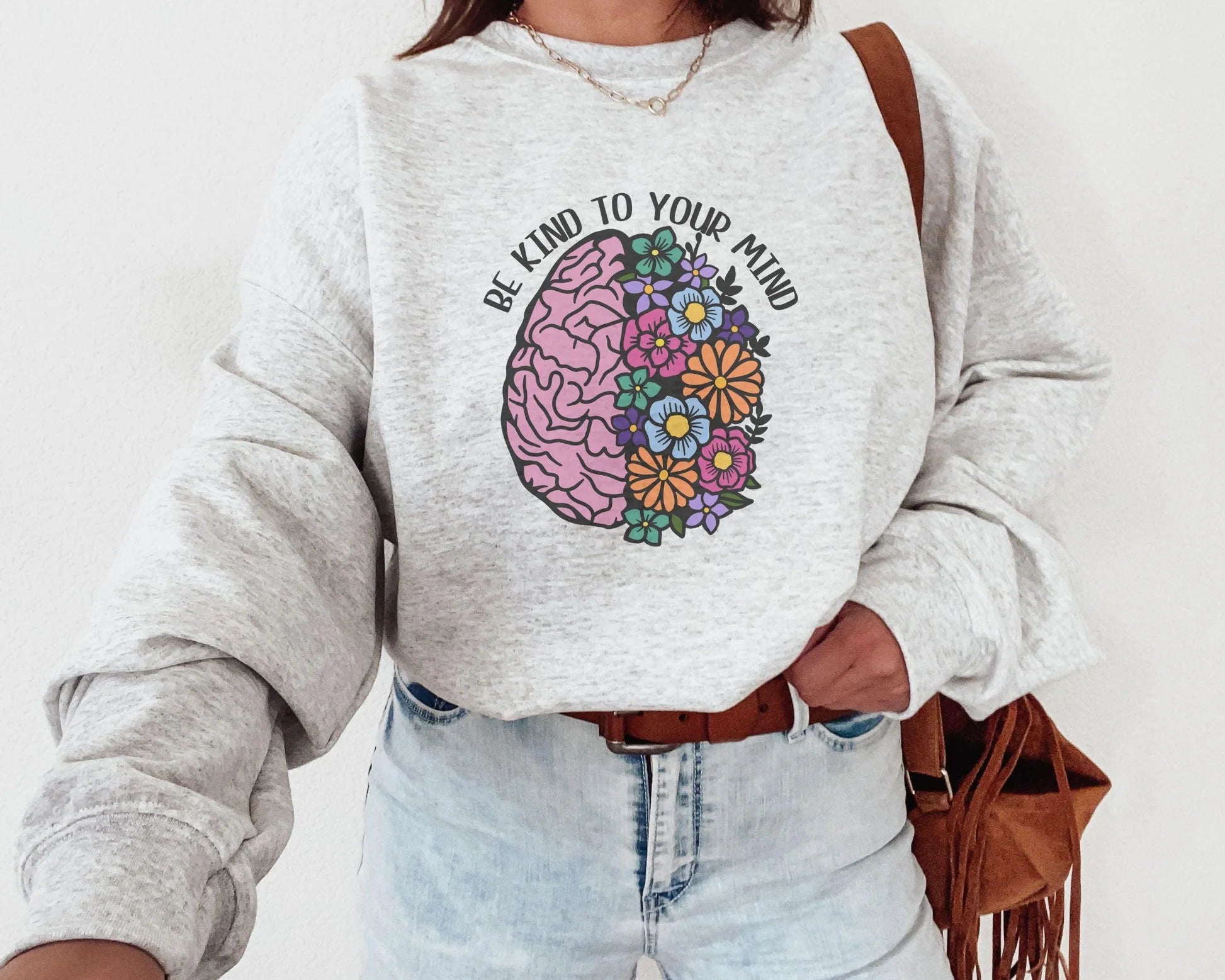 Be Kind to Your Mind Sweatshirt-carlalin
