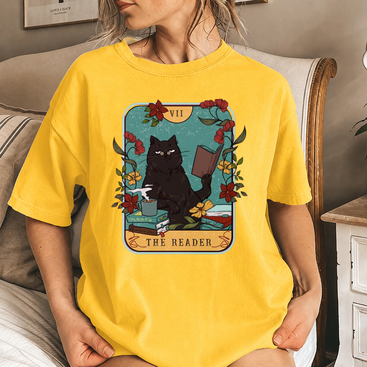 literary book reading shirt cat literary literature shirt gift for book lover gift for cat lover bibliophile shirt