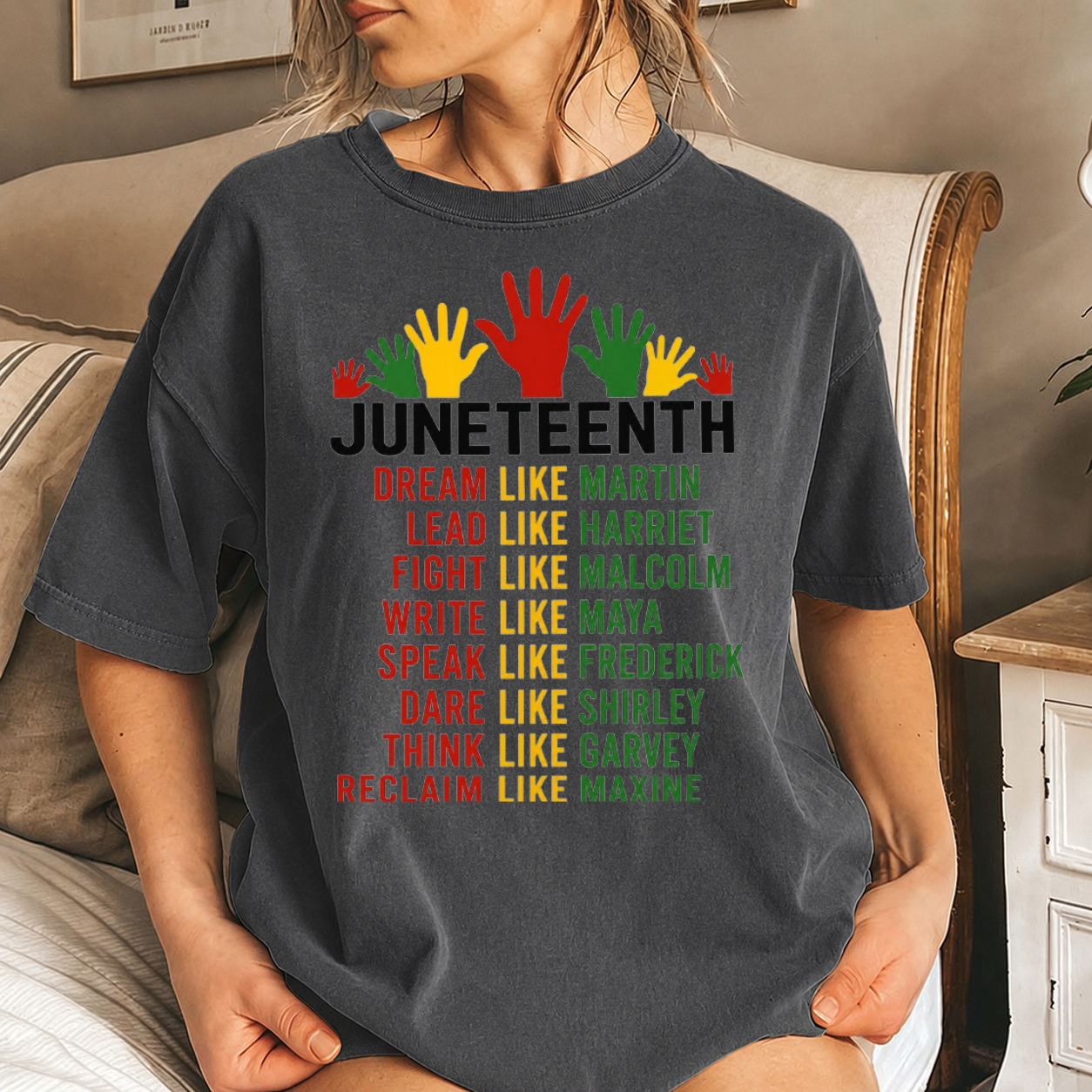 Juneteenth Freedom Legacy Inspirational Graphic Shirt