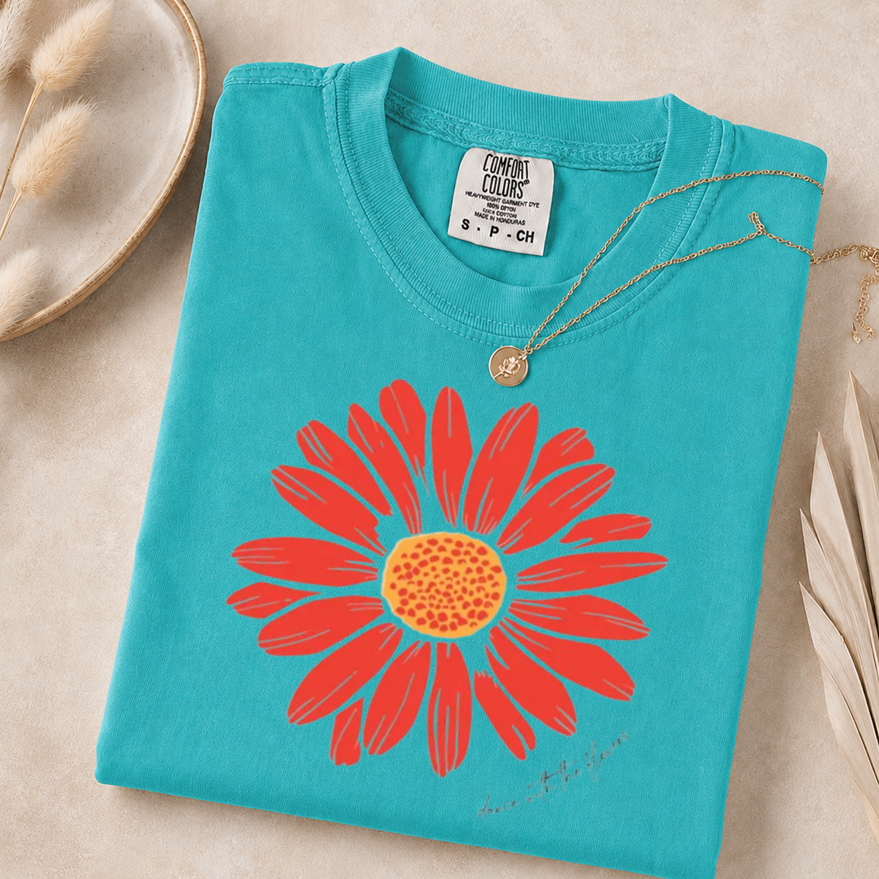 Daisy Flower Sweatshirt, Boho Floral Crewneck, Nature Lover Gift