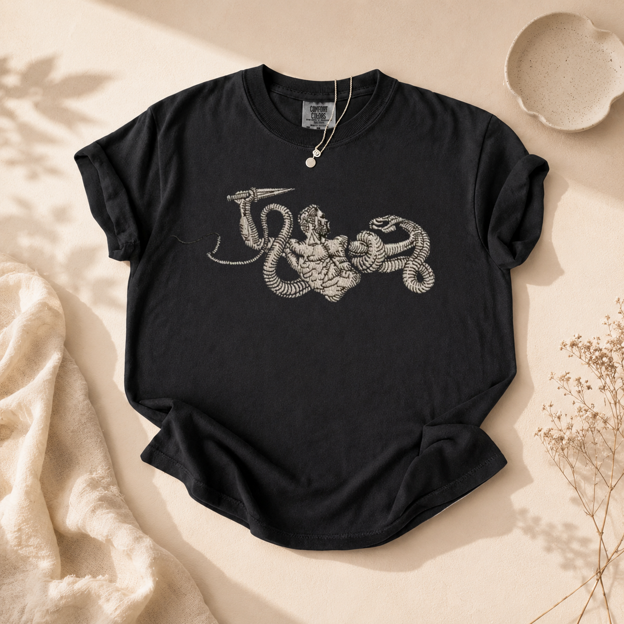 Medusa Printed T-Shirt – Greek Myth Legend Graphic Tee