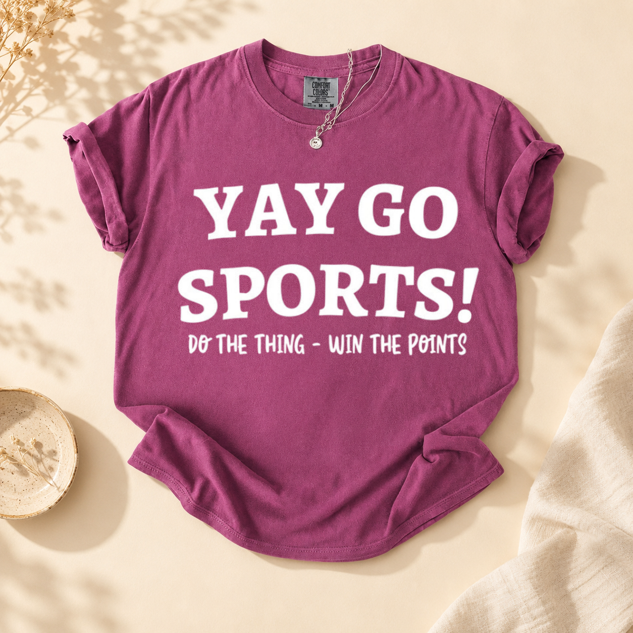 Go Team Sports Yay Shirt, Sports Mom Shirt, Funny Sports Shirt, Go Sports Team, Game Day Shirt, Sport Shirt, Football Shirt, Go Sports