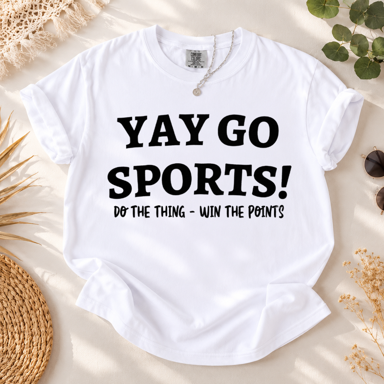 Go Team Sports Yay Shirt, Sports Mom Shirt, Funny Sports Shirt, Go Sports Team, Game Day Shirt, Sport Shirt, Football Shirt, Go Sports