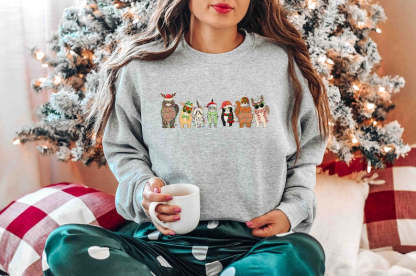 Cute Cats Christmas Sweatshirt-carlalin