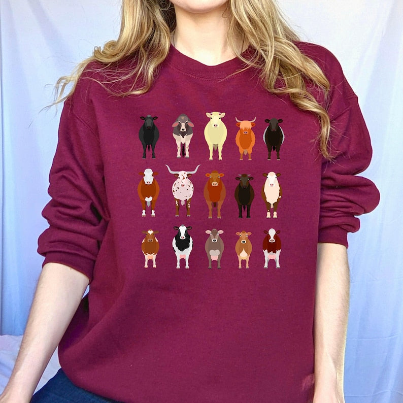 Funny Cow sweatshirt-carlalin