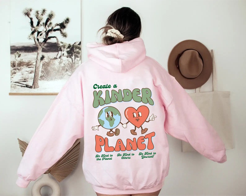 Create A Kinder Planet Hoodie-carlalin