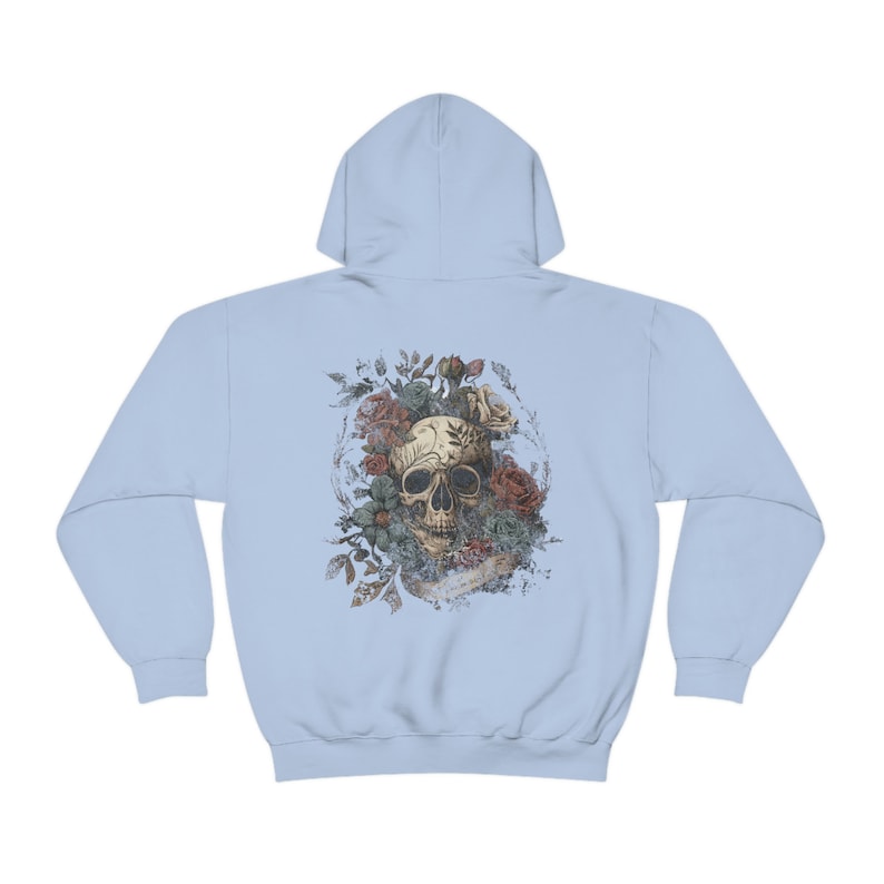 Rocker Floral Skeleton Hoodie-carlalin