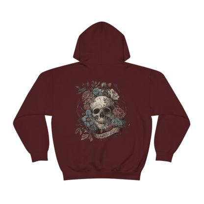 Rocker Floral Skeleton Hoodie-carlalin