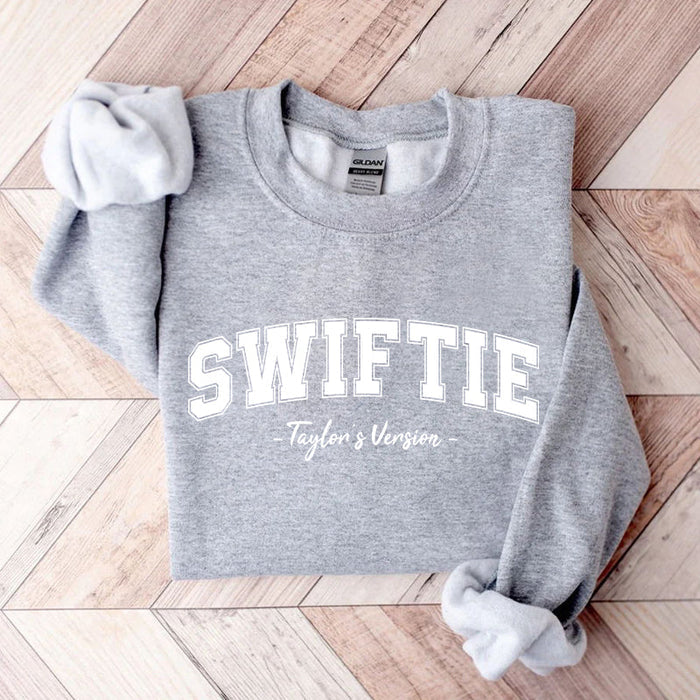 TS LETTER PRINT SWEATSHIRT-carlalin