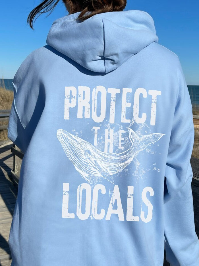 Protect The Local Whales Ocean Hoodie-carlalin