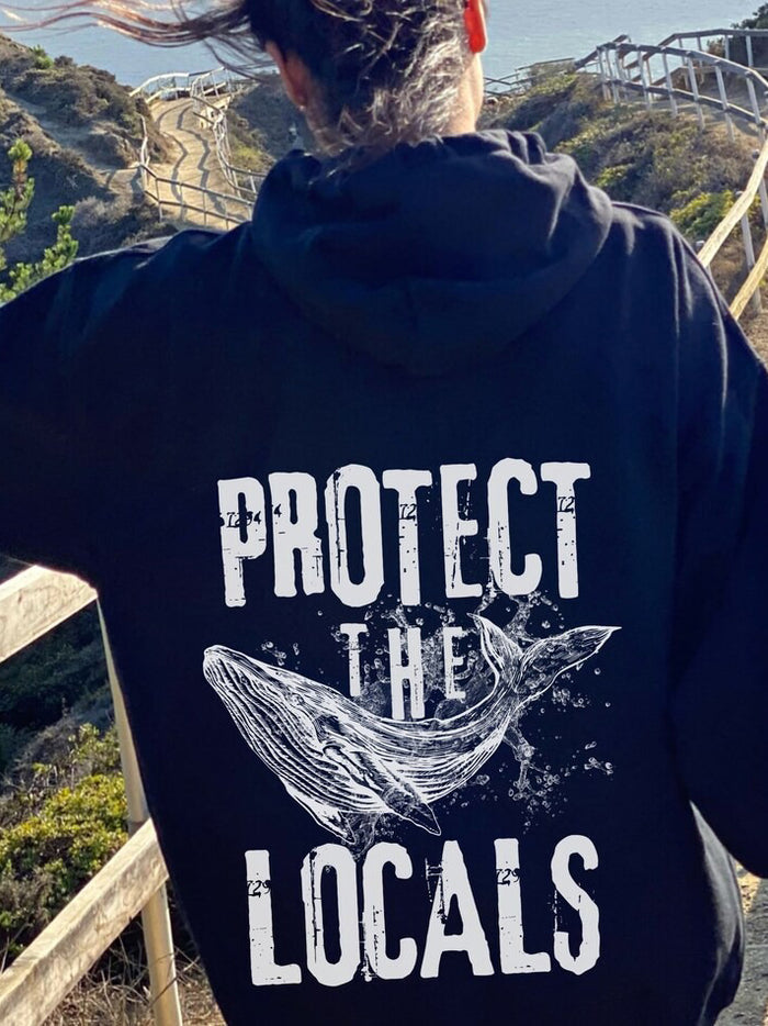 Protect The Local Whales Ocean Hoodie-carlalin