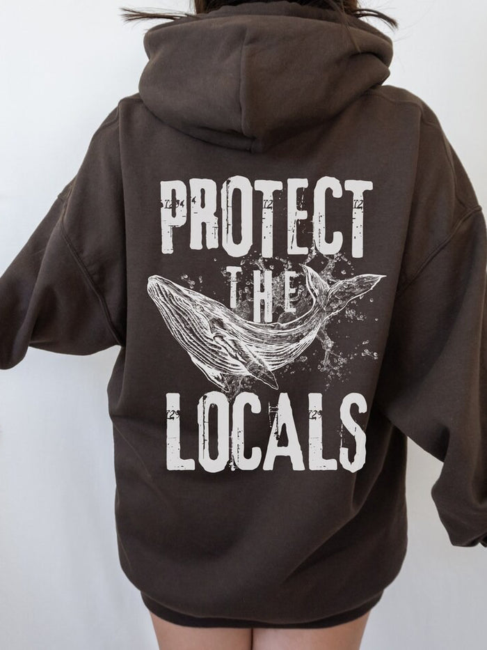 Protect The Local Whales Ocean Hoodie-carlalin