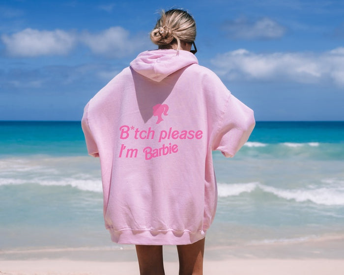 Barbie Movie Y2K Hoodie-carlalin