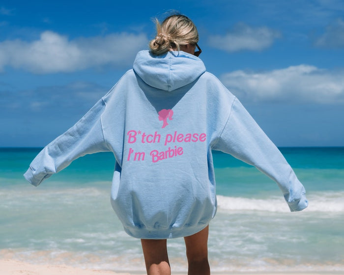 Barbie Movie Y2K Hoodie-carlalin