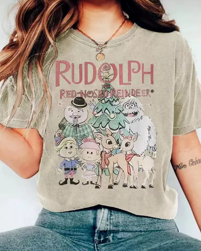 Rudolph The Red-nosed Reindeer T-shirt-carlalin