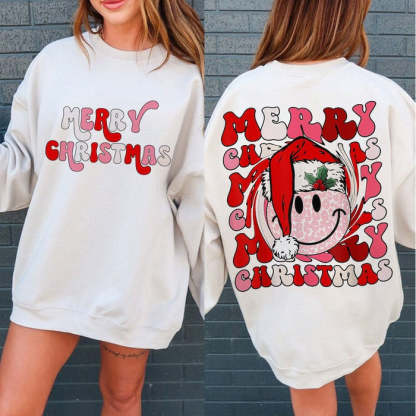 Merry Christmas Sweatshirt-carlalin