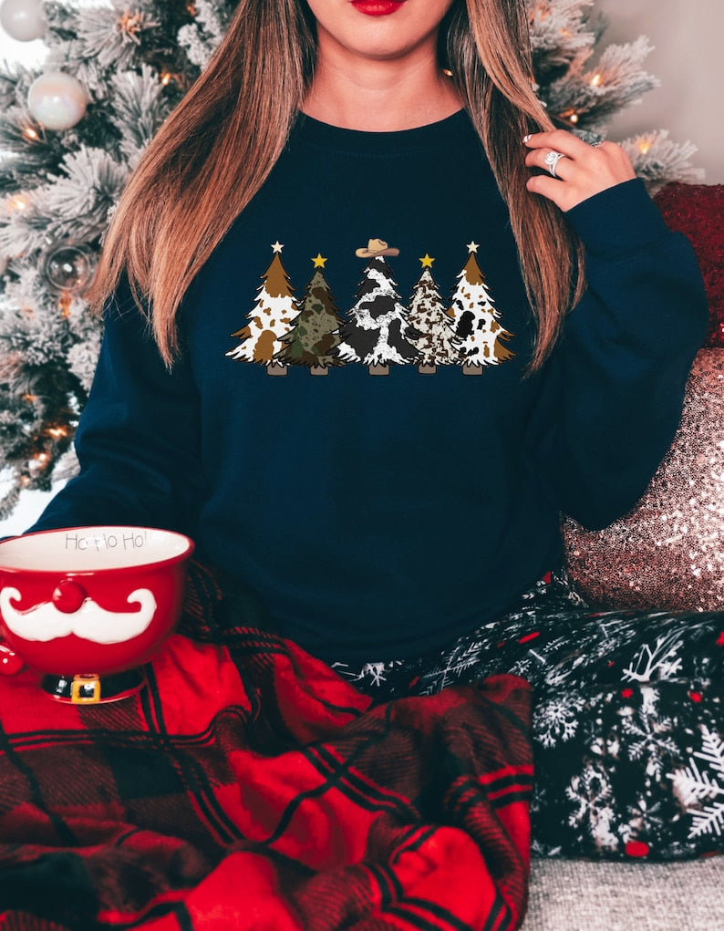 Country Christmas Sweatshirt-carlalin