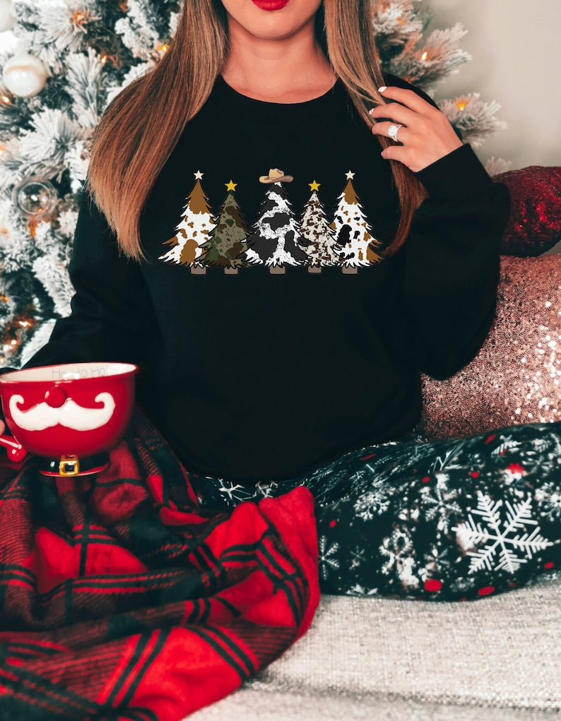 Country Christmas Sweatshirt-carlalin