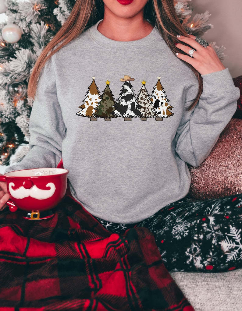 Country Christmas Sweatshirt-carlalin