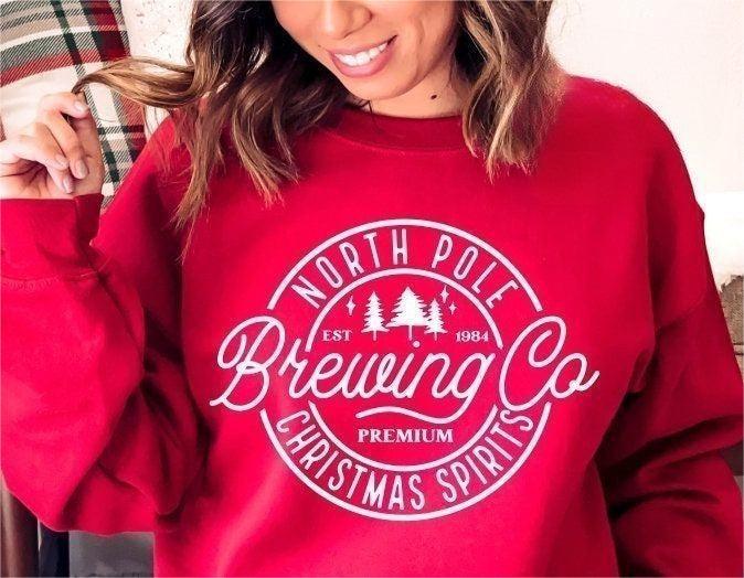 North Pole Brewing Co Merry Christmas Sweatshirt-carlalin