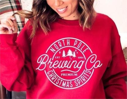 North Pole Brewing Co Merry Christmas Sweatshirt-carlalin
