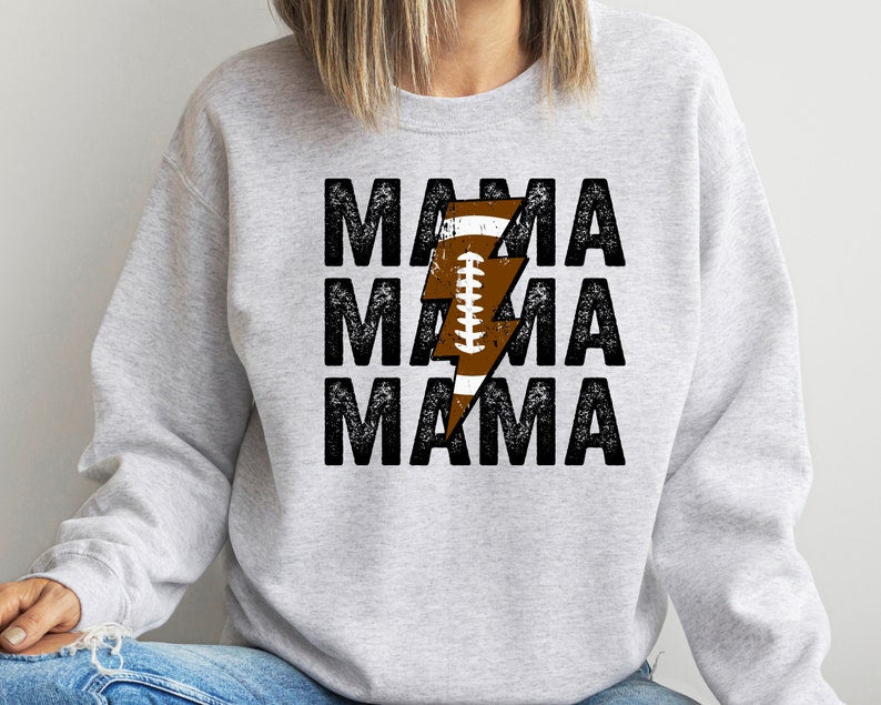 Football Mama Sweatshirt-carlalin