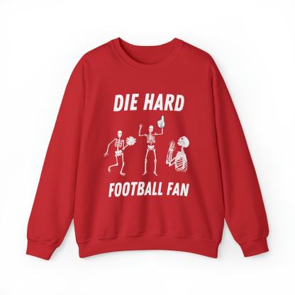 Dancing Skeleton Football Season Sweatshirt-carlalin
