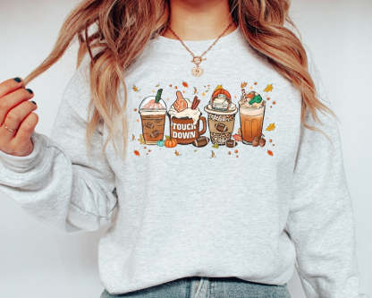 Football &Fall Coffee Sweatshirt-carlalin