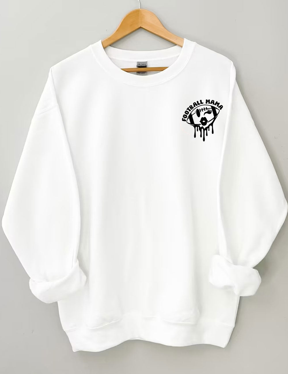 Somebody's Loud Mouth Football Mama Sweatshirt-carlalin