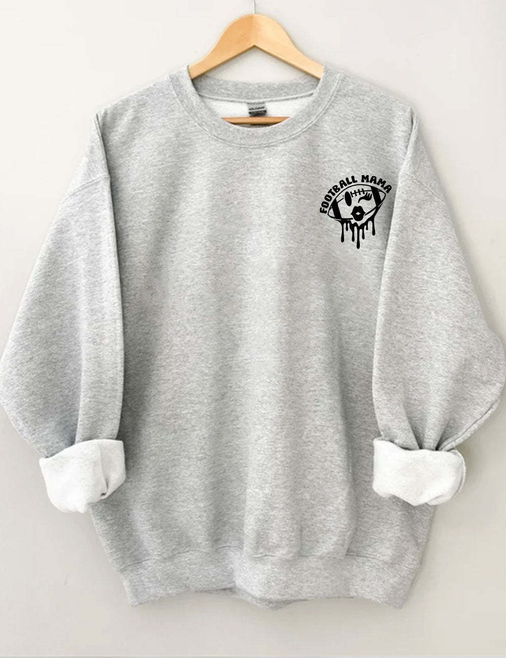 Somebody's Loud Mouth Football Mama Sweatshirt-carlalin