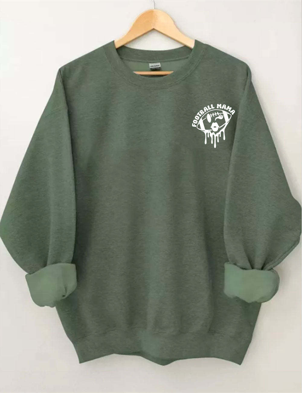 Somebody's Loud Mouth Football Mama Sweatshirt-carlalin