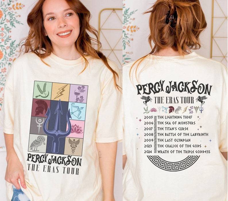 Percy Jackson the Eras Tour 2 side T-Shirt-carlalin
