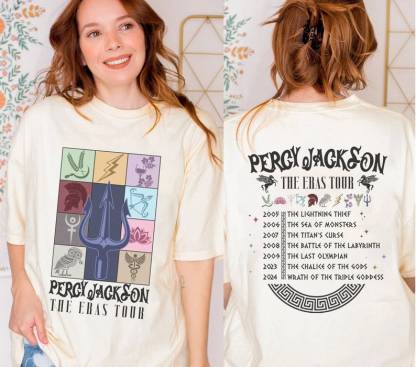 Percy Jackson the Eras Tour 2 side T-Shirt-carlalin