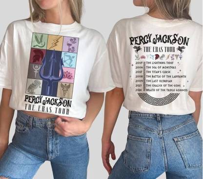 Percy Jackson the Eras Tour 2 side T-Shirt-carlalin