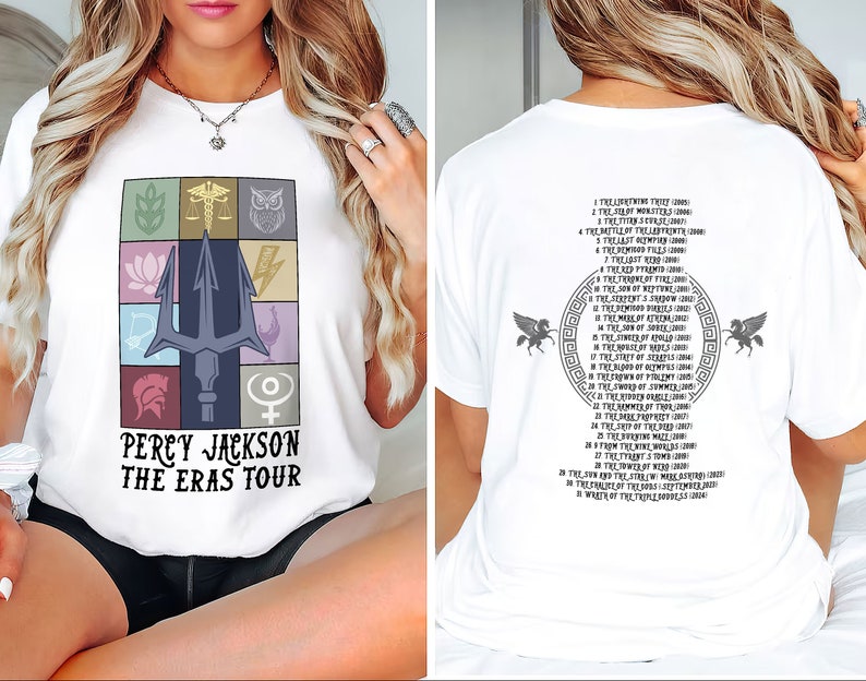 Percy Jackson and the Olympians Eras Tour T-Shirt-carlalin