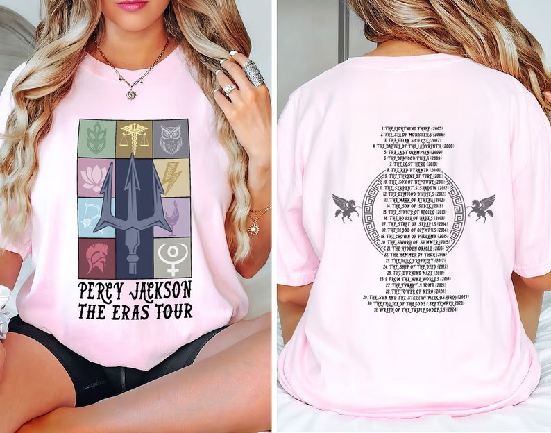 Percy Jackson and the Olympians Eras Tour T-Shirt-carlalin