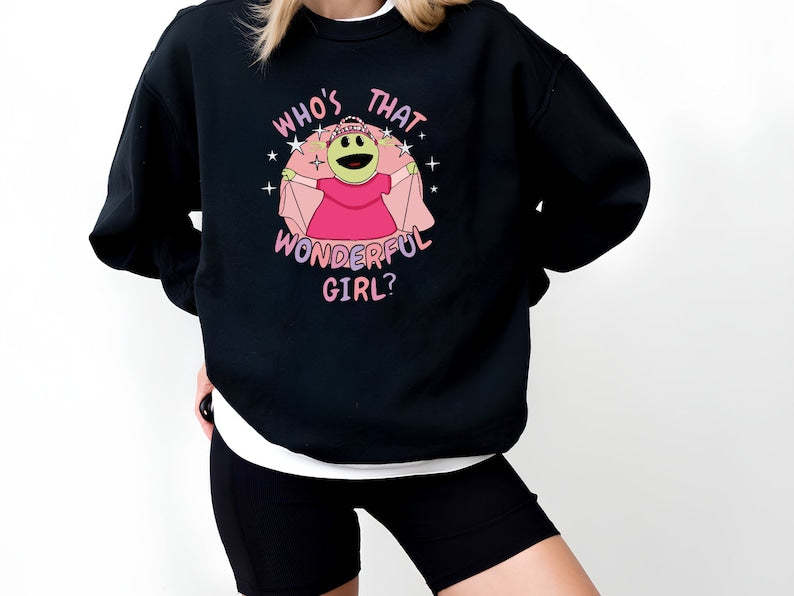 Who's That Wonderful Girl Retro T-Shirt-carlalin