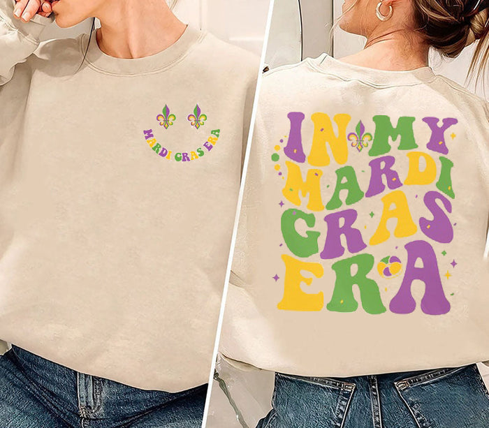 Mardi Gras Sweatshirt For Women-carlalin