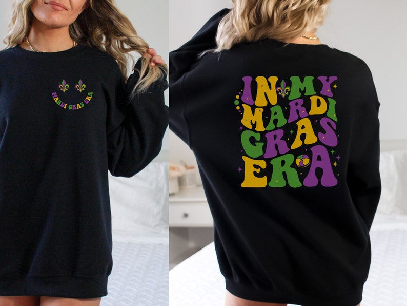Mardi Gras Sweatshirt For Women-carlalin