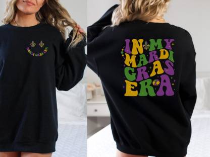 Mardi Gras Sweatshirt For Women-carlalin