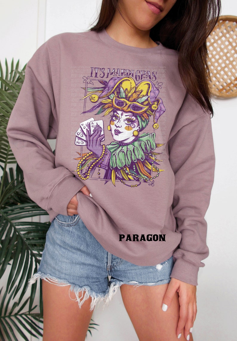 it's Mardi Gras Sweatshirt-carlalin