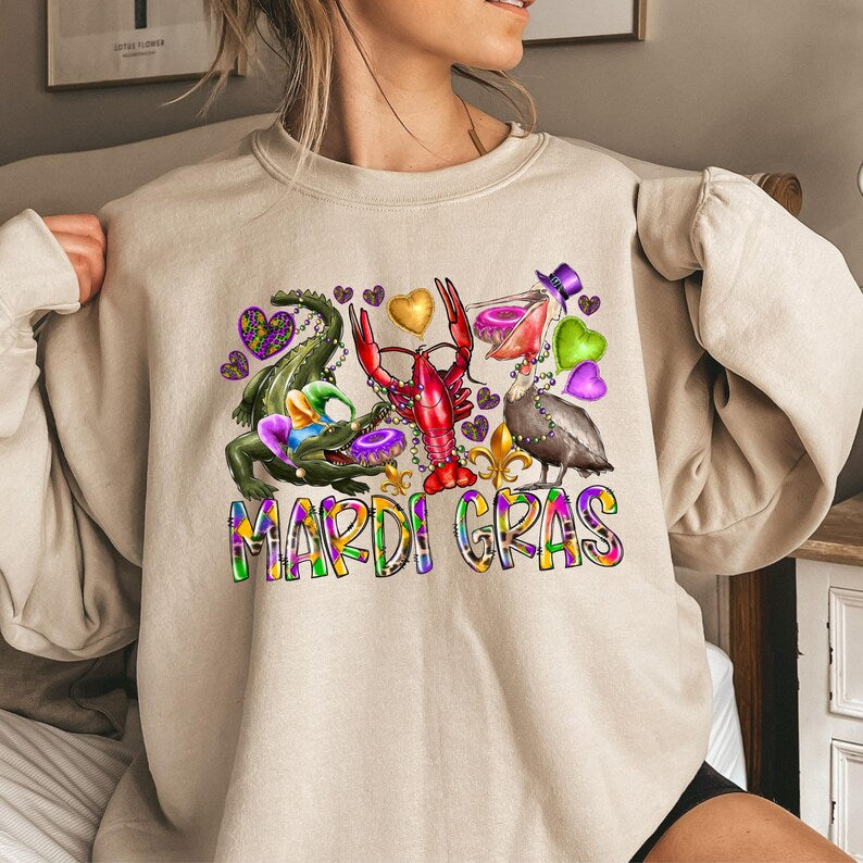 Mardi Gras Sweatshirt-carlalin