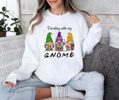 Mardi Gras Gnomes Sweatshirt-carlalin