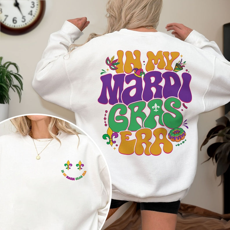 In My Mardi Gras Era Sweatshirt-carlalin
